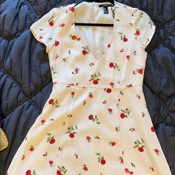 light pink forever 21 floral dress - Picture 1 of 1